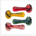 Multicolor Plain Polish colored glass smoking pipe