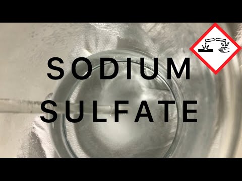 Making anhydrous sodium sulfate