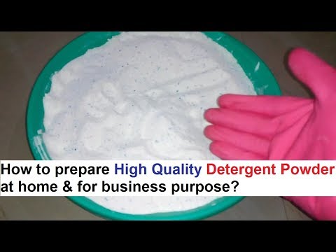 Detergent Powder Making 100% Real Formula - डिटर्जेंट पाउडर