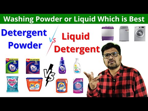 Washing Machine Detergent Liquid or Powder ⚡️ Powder or Liquid Which is Best for Washing