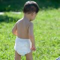 Non Woven White Plain Printed baby pull up diapers