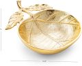 Brass Golden Leaf Bowl