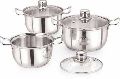 Stainless Steel Conical Induction Bottom Casserole