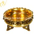 Golden Polished designer brass urli bowl