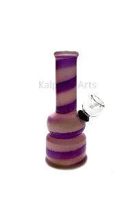 Mini Painted Glass Bong with Down Stem