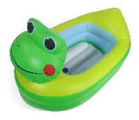 Green Munchkin Inflatable Safety Hippopotamus Baby Tub