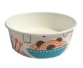 Printed Round 450 ml paper bowl