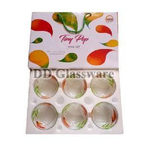 6 Piece Glass Bowl Set