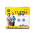 Cotton White friends classic adult diaper pants