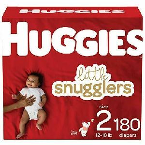 Huggies Little Snugglers Disposable Baby Diapers Size N, 1, 2, 3, 4, 5, 6