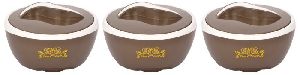 Jayco Status Three Piece Brown Casserole Set