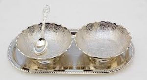 Silver Plated Bowl Set